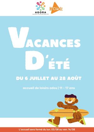 Jeunesse - vacances d'été 2026