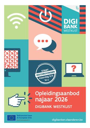 Digibank Westkust opleidingsaanbod najaar 2026
