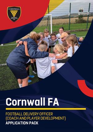 Cornwall FA Football Delivery Officer (Coach And Player Development) Jd