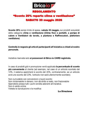 Reg 30 Maggio 20%  Clima e Ventilazione