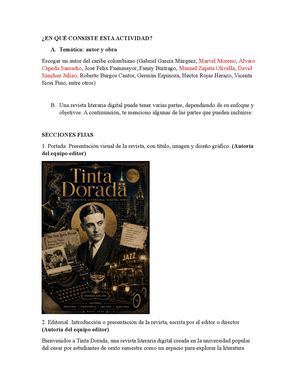 Estructura De Revista Literaria