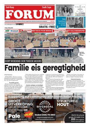 Suid Kaap Forum 22 May 2026