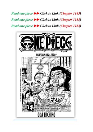 One Piece Chapter 1183