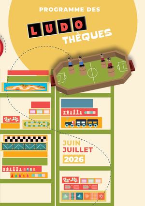 Programme des ludothèques - Été 2026