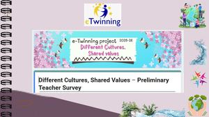 Preliminary Teachers' Survey Different Cultures, Shared Values