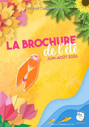 Brochure des événements de l'été - Juin à août 2026
