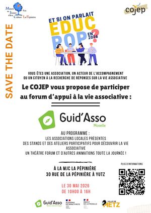 Save The Date Guid'asso 30 Mai