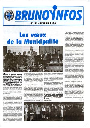 Brunoy Infos N°52 1994 02