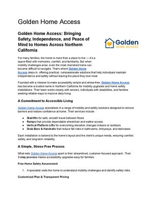Golden Home Access