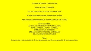 Comprension Y Produccion De Textos Unidad 3