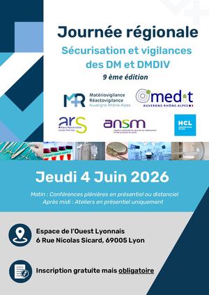 Juin 2026 Programme JR Sécurisation Et Vigilances Des Dm Et Dmdiv