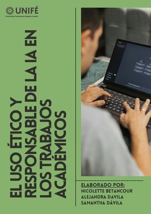 El Uso Ético Y Responsable De La Ia En Los Trabajos Académicos