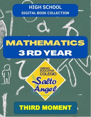 Libro 3er Año Third Moment Math