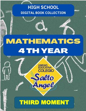 Libro 4to Año Third Moment Math