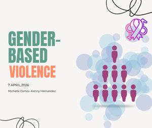 Green And Orange Illustration Elimination Of Violence Against Women Facebook Post