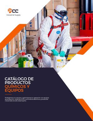 CATÁLOGO DE PRODUCTOS QUÍMICOS Y EQUIPOS