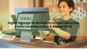 Digital Signage for Restaurants: How Interactive Kiosks Increase Orders & Repeat Visits