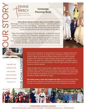 Divine Mercy Catholic Church Fact Sheet
