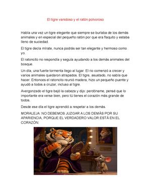El Tigre Y El Ratón, Mathias Colorado curso 501