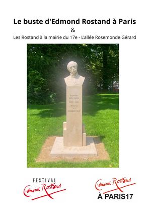 Buste d'Edmond Rostand à Paris