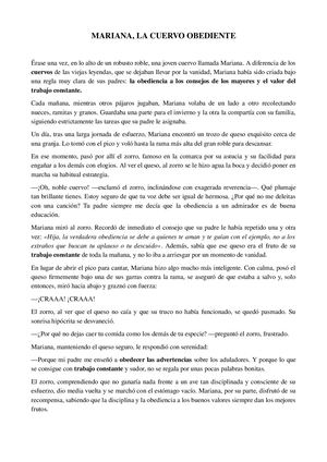 Fabula Mariana Cuervo Montes Curso 302