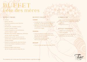 Buffet Tiare FDM 2026