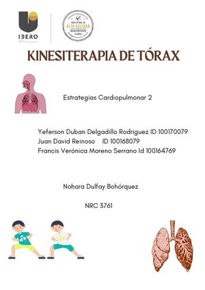 kinesiterapia de tórax