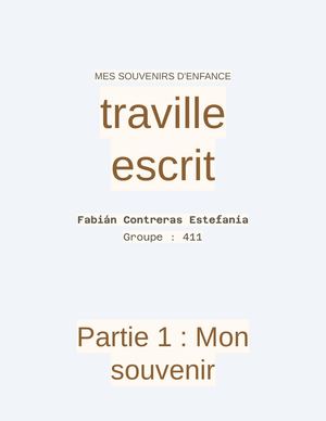 Traville Escrit Presentation