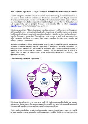 Salesforce Agentforce Ai