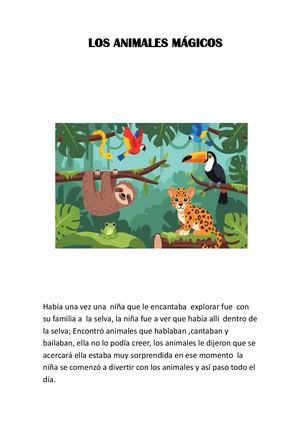 Cuento Los animales mágicos Farah 402 Pdf
