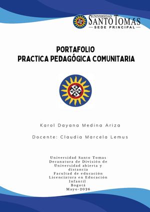 Portafolio Practica Comunitaria