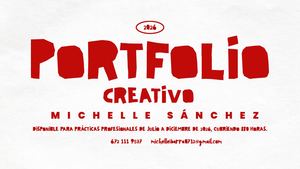 Portafolio Creativo Michelle Sánchez