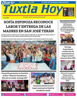 Tuxtla Hoy 22 De Mayo 2026
