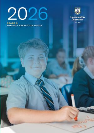 Grade 9 Subject Selection Guide 2026