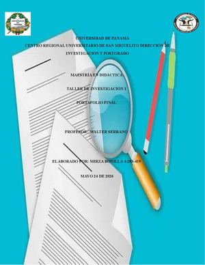 PORTAFOLIO DE INVESTIGACIÓN I