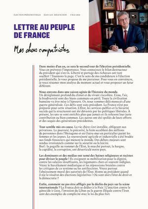 Lettre Aux Français St 2