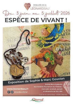 Exposition Sophie et Marc Gouvion à la Léonardsau