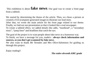 Exposition Fake News 1 AMC