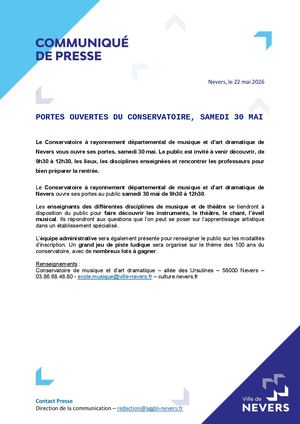 VDN CP Portes Ouvertes du Conservatoire 30 Mai