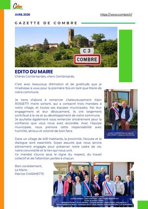 Gazette De Combre Avril2026