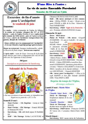 Bulletin Du 23 Mai Au 5 Juin 2026