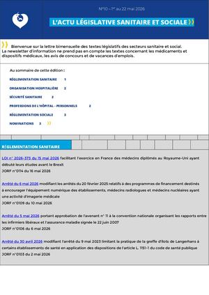 Actu Legislative N10 2026