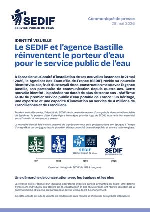 Communiqué de presse | Le SEDIF et l’agence Bastille réinventent le porteur d’eau pour le service public de l’eau
