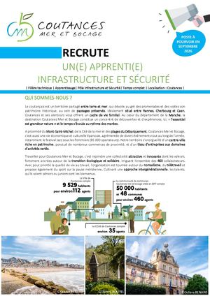Apprenti(e) Infrastructure Et Sécurité.