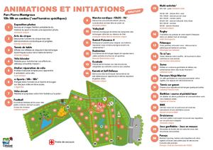 Festival du sport 2026 - plan des animations