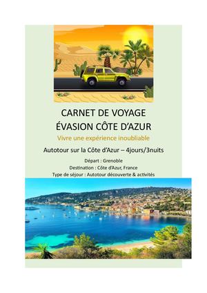 Carnet De Voyage
