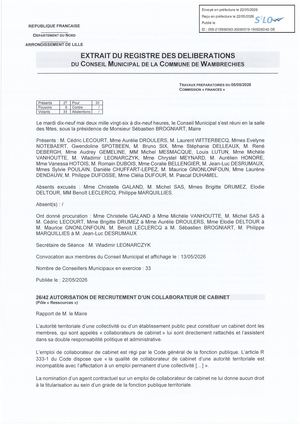 26/42 Recrutement Collaborateur De Cabinet