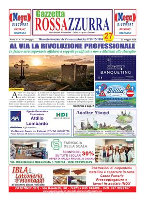 Gazzetta Rossazzurra 23 5 2026 Anno Xi N 10