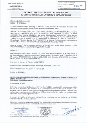 26/47 Commission Communale des Impôts Directs - Modificatif