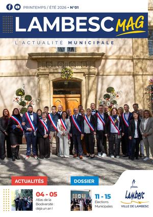 Lambesc Mag N°1 PRINTEMPS/ÉTÉ 2026